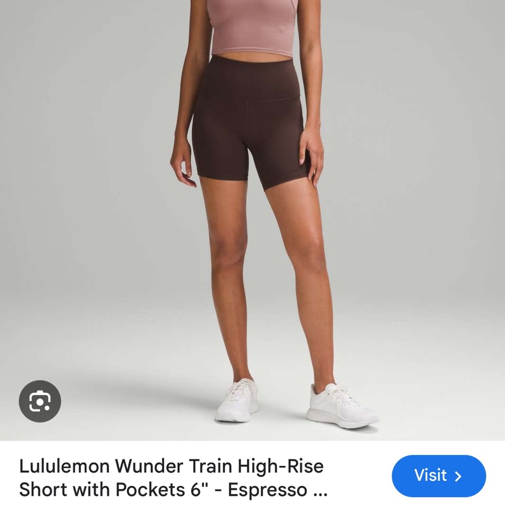 lululemon athletica Women's High-Rise Shorts - Brown